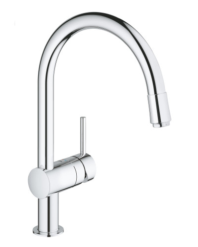 Змішувач для кухні з висувним виливом Grohe Minta (32918000)