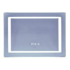 Дзеркало Mixxus Style MR03-70x50 (годинник, LED-підсвічування, антизапотівання) (MI6006)