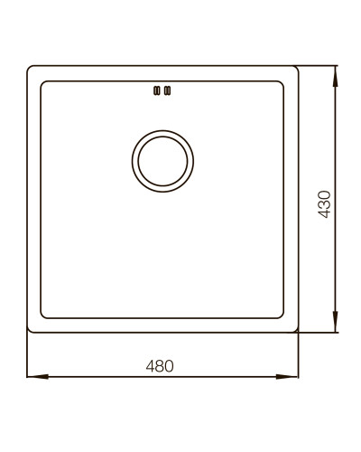 Мийка Mixxus MX4843-220x1.0-Satin (MX0556)