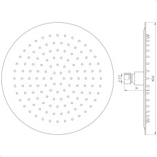 Душова лійка Globus Lux STS-0250