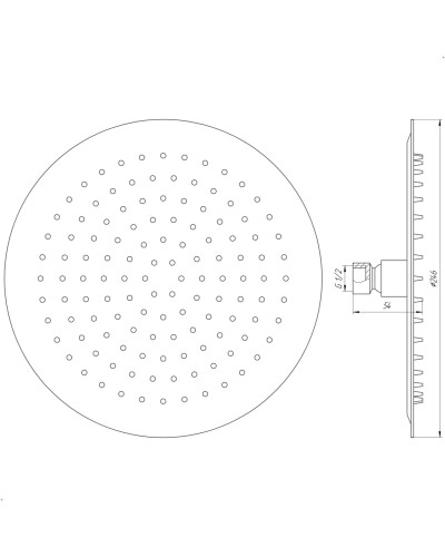 Душова лійка Globus Lux STS-0250