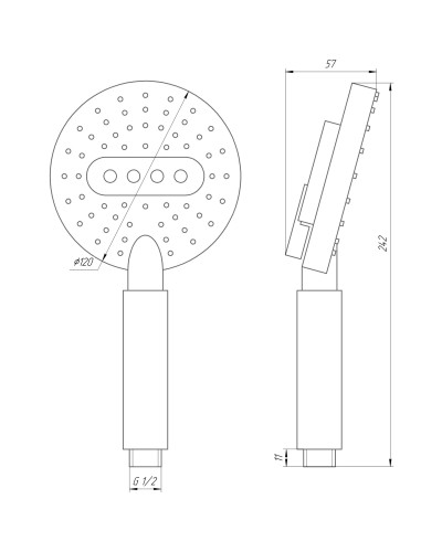 Душова лійка Globus Lux NSD07A