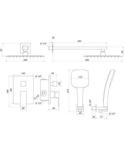 Душова система Globus Lux SMART GLM-205