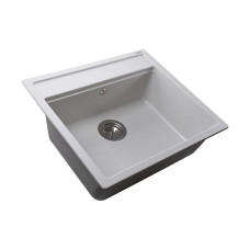 Гранітна мийка Globus Lux VOLTA перлина 570х510мм