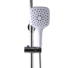 Душова система з верхнім тропічним душем Globus Lux LAGUNA GLA-0005N-7-WHITE