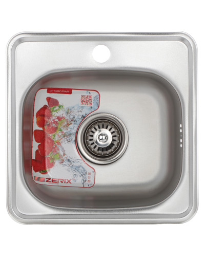 Мийка кухонна ZERIX Z3838-06-160D (decor) (ZM0556)