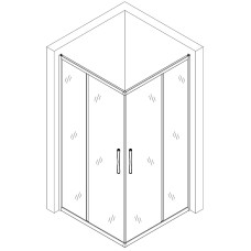 Душова кабіна BRAVO ODRA 80N