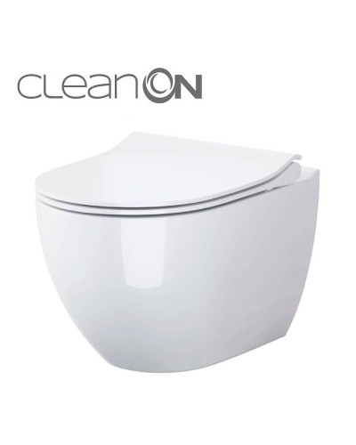 CET В246 ZEN CLEAN ON підвісний з кришкою дюропласт ліфт SLIM PL