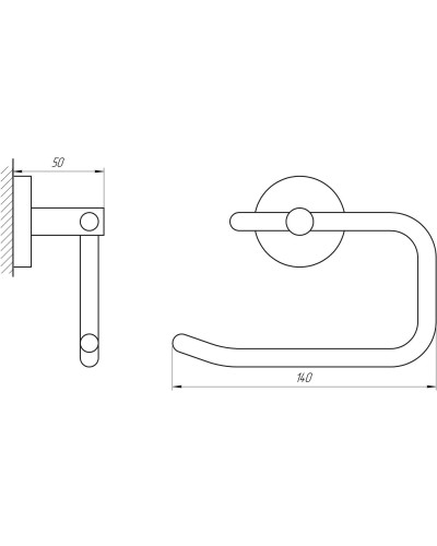 Тримач туалетного паперу Perfect Sanitary Appliances SP 8116