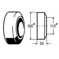 Розетка для відводу до унітаза Ø110 VIEGA 101671