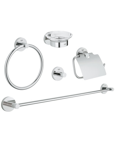 Набір аксесуарів 5 в 1 Grohe Essentials New (40344001)