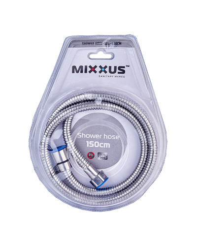 Шланг для душу Mixxus Shower hose-SUS-150cm з нерж. сталі SUS304 (MI6053)