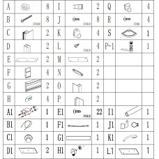 Душовий бокс BRAVO SAN L90B без криші