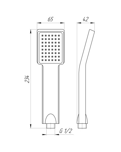 Душова лійка Globus Lux SUS-001PQ