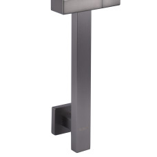 Душова стійка GLOBVS-1108-GP -Квадрат,ГРАФІТ.,із нерж. сталі SUS304, L-650мм, в коробці