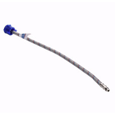 Шланг для змішувача Solomon (нерж.) М10х1/2″ 0,4м HY6201 B кор.