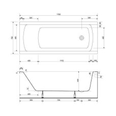 KОRAT Ванна 170х70