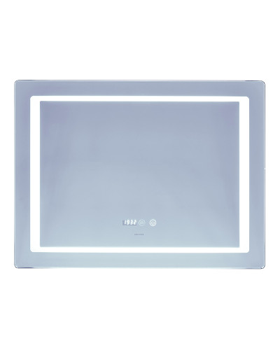 Дзеркало Mixxus Style MR03-80x60 (годинник, LED-підсвічування, антизапотівання) (MI6005)