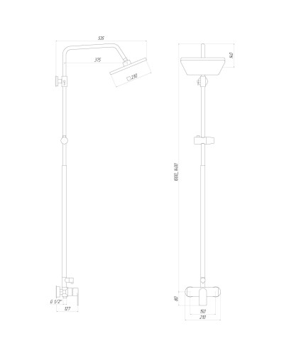 Душова система Globus Lux NIAGARA GLN-0005