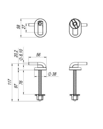 Кріплення до сидіння SoloPlast СУ-6. 10.ЗП