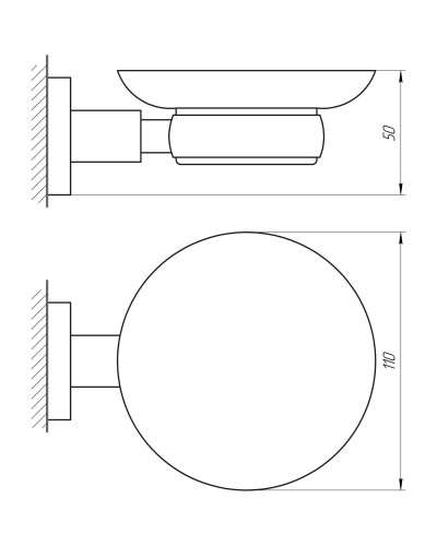 Мильниця Perfect Sanitary Appliances SP 8122