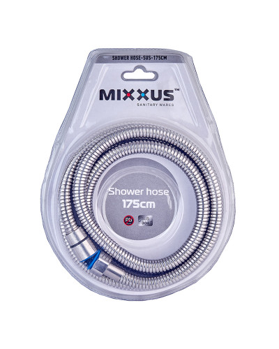 Шланг для душу Mixxus Shower hose-SUS-175cm з нерж. сталі SUS304 (MI6054)