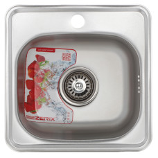 Мийка кухонна Zerix Z3838-06-160E (Satin) (ZM0555)