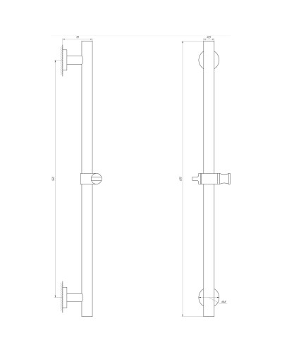 Душова стійка Globus Lux SUS-1106