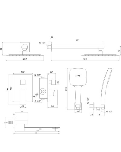 Душова система Globus Lux SMART GLM-305N