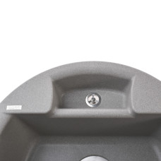 Гранітна мийка Globus Lux GURON сiрий камiнь 480мм-А0005