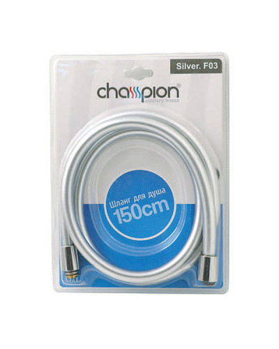 Шланг для лійки душа Champion Silver.F03 (150 см) (CH0175)