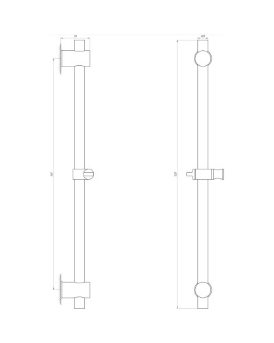 Душова стійка Globus Lux SUS-1107