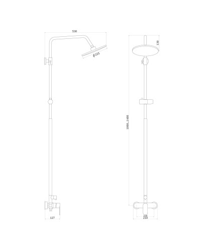 Душова система Globus Lux ONTARIO GLO-0005