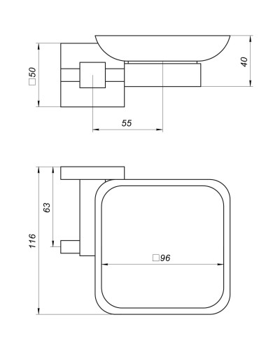 Мильниця одинарна Globus Lux SQ 9408