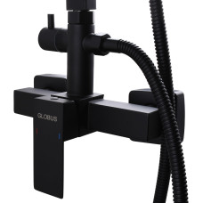 Душова система з верхнім тропічним душем Globus Lux SICILIA SBQ-SH-125-BB