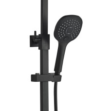 Душова система з верхнім тропічним душем Globus Lux Termostatic GLQ-0040T-BB