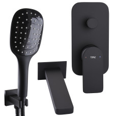 Змішувач для ванни вбудований TOPAZ SARDINIA TSG 08202-H20-BL