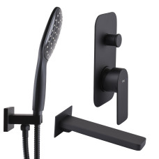 Змішувач для ванни вбудований TOPAZ SARDINIA TSG 08202-H20-BL