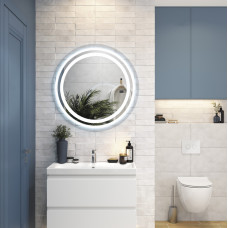 Дзеркало UNIO MRR-09 RND-S 700 x 700 mm LED FL з сенсором