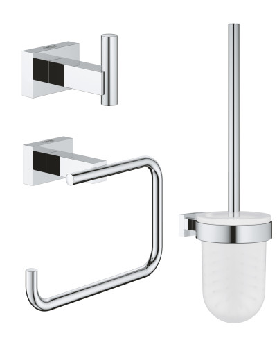 Набір аксесуарів 3 в 1 Grohe Essentials Cube New (40757001)