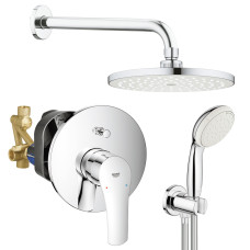 Душова система прихованого монтажу зі змішувачем Grohe Eurosmart New (UA25183004)