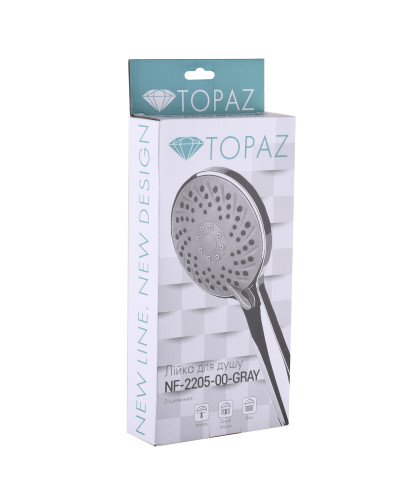 Душова лійка Topaz NF-2205-00-GRAY