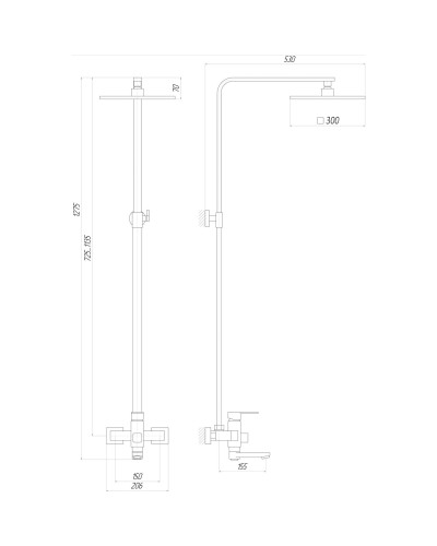 Душова система Globus Lux MILANO DS0026