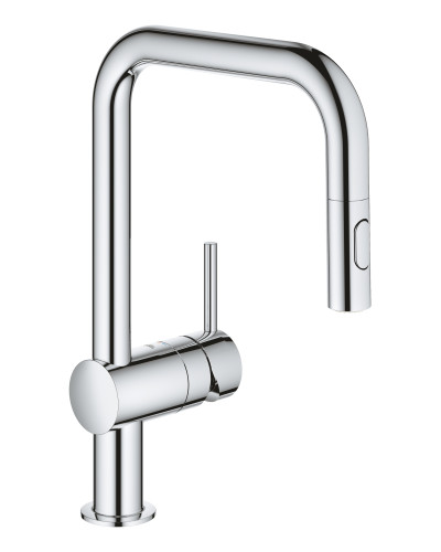 Змішувач для кухні з висувним виливом Grohe Minta (32322002)