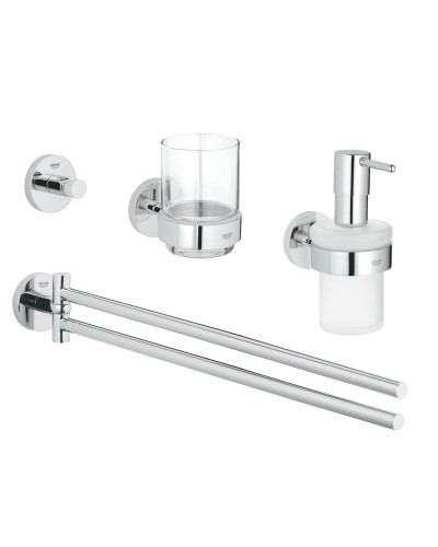 Набір аксесуарів 4 в 1 Grohe Essentials New (40846001)