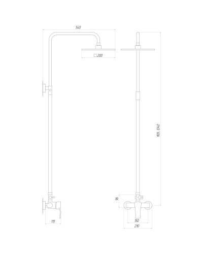 Душова система Globus Lux QUEENSLAND GLQU-0077