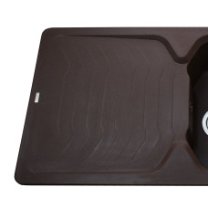 Гранітна мийка Globus Lux BOREN коричневий 860x500мм-А0006