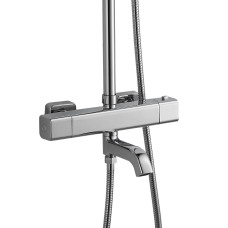 Душова система з верхнім тропічним душем Globus Lux Termostatic Q GLM-0041T