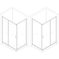 Душова кабіна BRAVO NISA 120Т