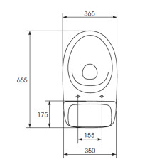 Компакт 771 ЕKO 031 3/6 з кришкою поліпропілен з металевим кріпленням (UА)
